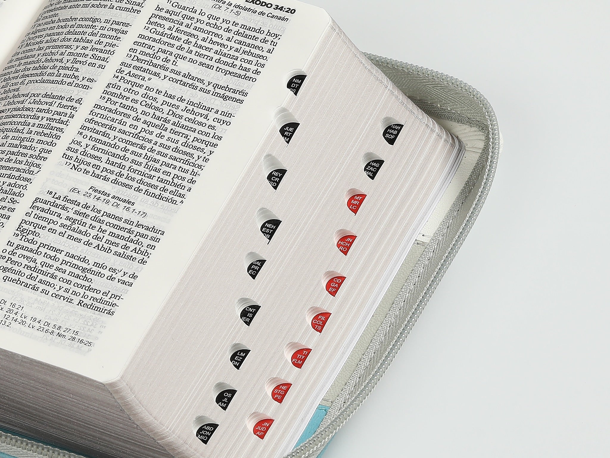 Biblia RVR 1960 Bolsillo Símil Piel Blanco
